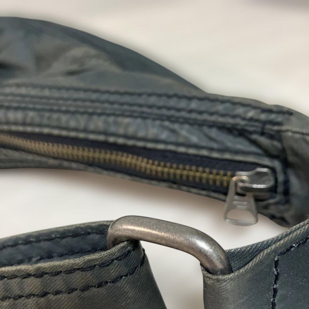 古*離様 DIESEL 三日月型　ダークブルー ショルダーバッグ