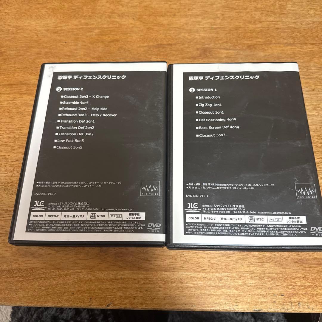 恩塚亨　ディフェンスクリニック　2枚セット