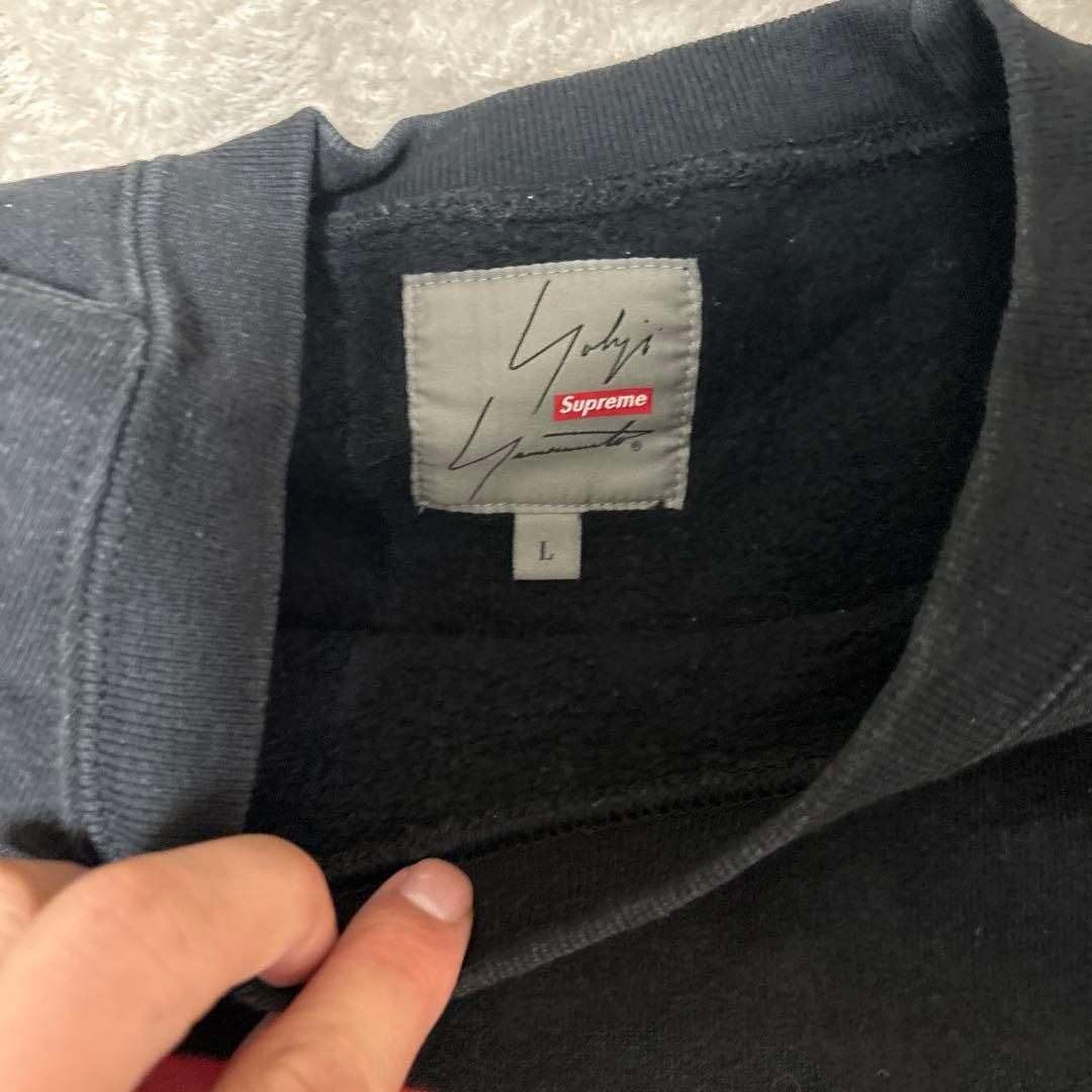 シュプリーム　ヨージヤマモト　スウェット　Lサイズ　ブラック