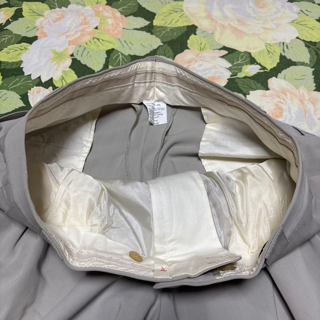 美品【値下げOK】GIORGIO ARMANI ワイドスラックス　イタリア製