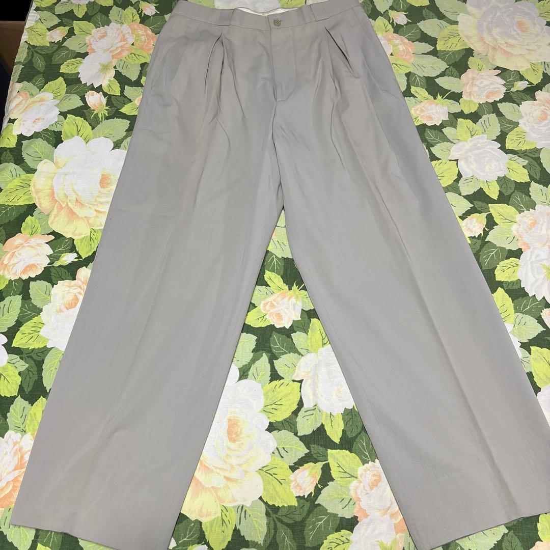 美品【値下げOK】GIORGIO ARMANI ワイドスラックス　イタリア製