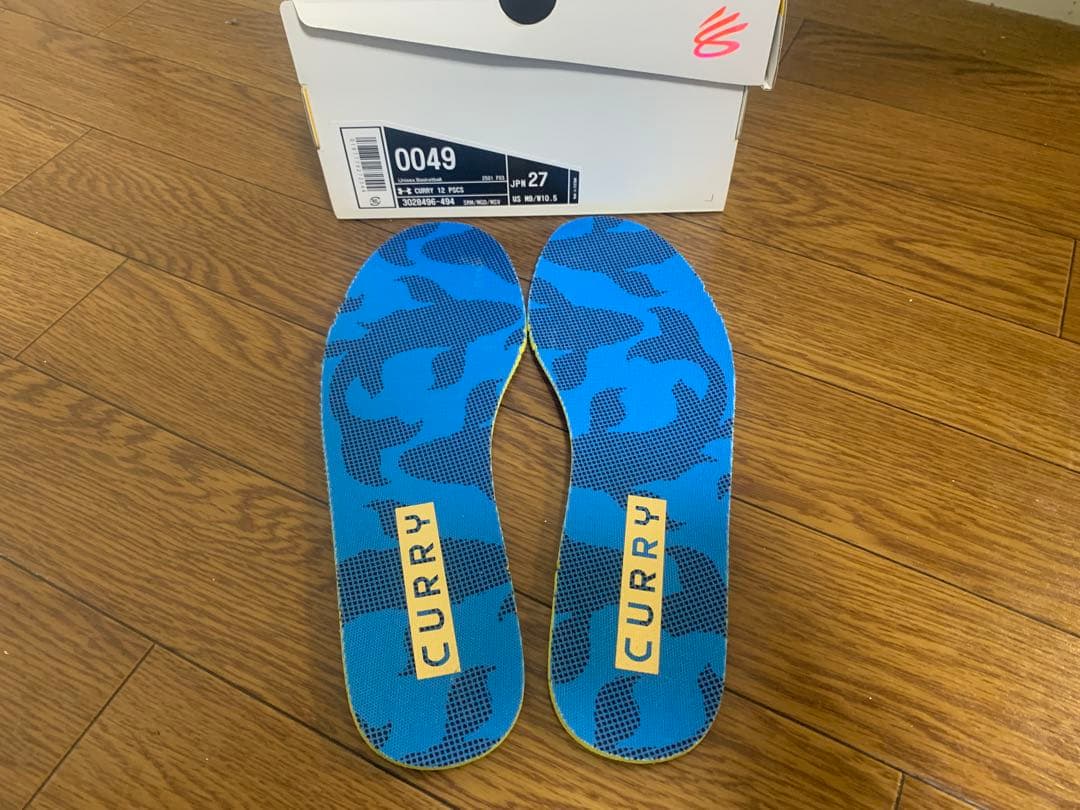 かい　curry 12 PSCS 27㎝ アンダーアーマー カリー12