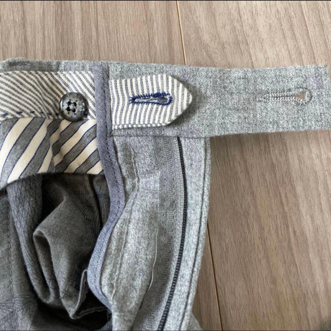 【極美品】Berwich サイズ48 高級生地REDA社製　グレー系