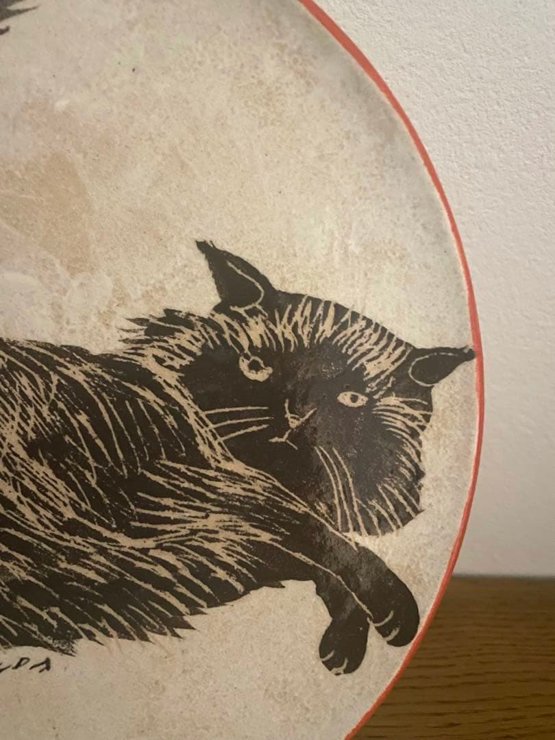 増田光 猫の壁掛け