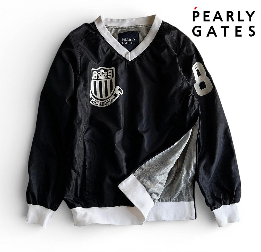 未使用級 パーリーゲイツ 蓄熱フィルム裏地付き スニードジャックジャケット紺