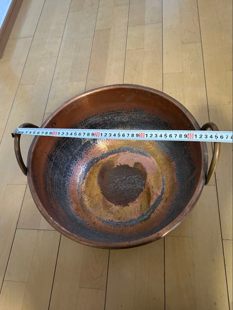 両手銅鍋 製菓用具 業務用 厨房用 洋菓子 和菓子