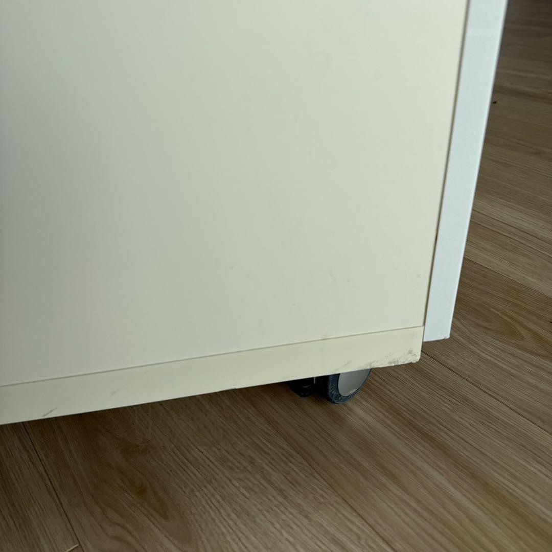 パモウナ◇キッチンカウンター◇食器棚◇幅120cm ホワイト