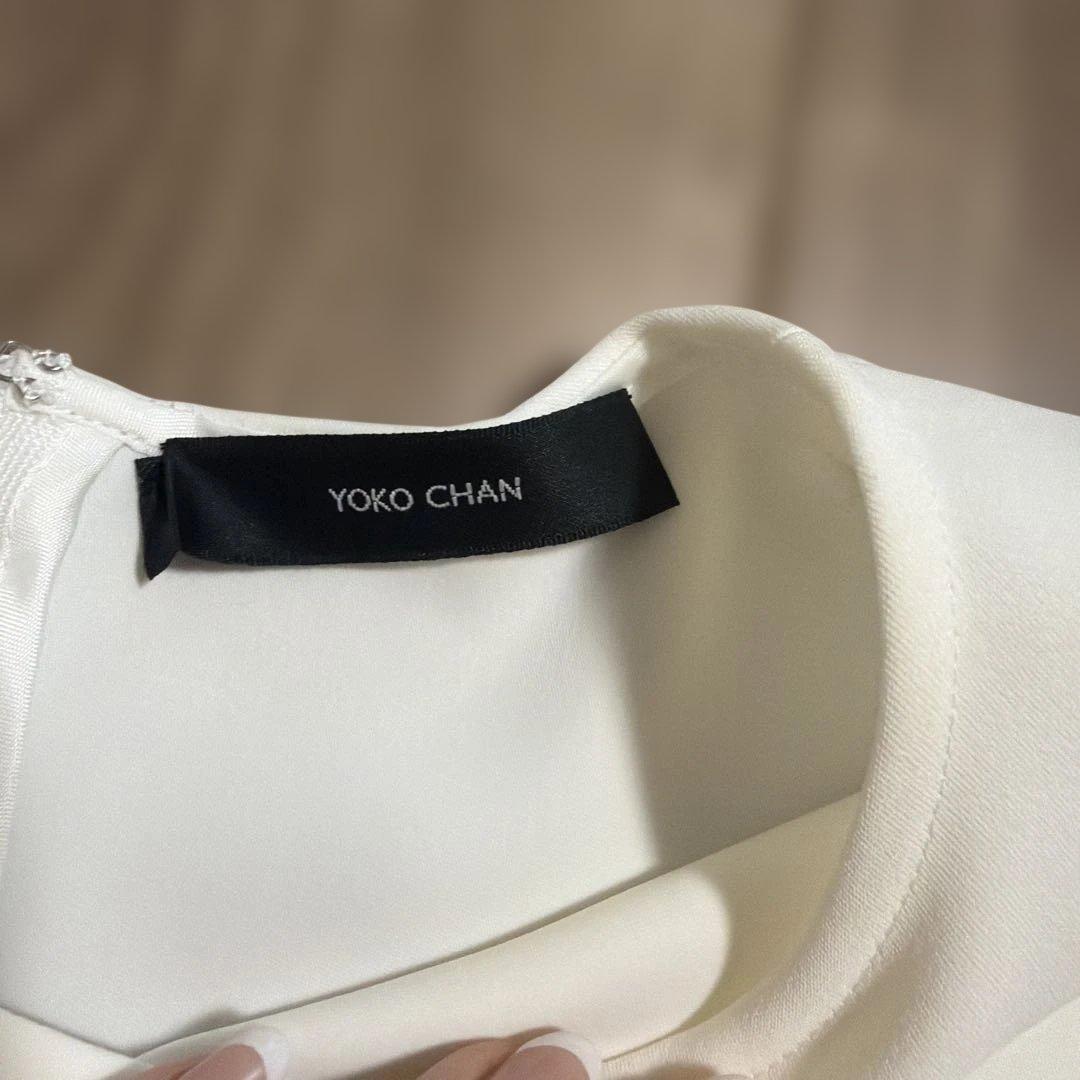 ヨーコチャン　フリル　長袖　トップス　ブラウス　40