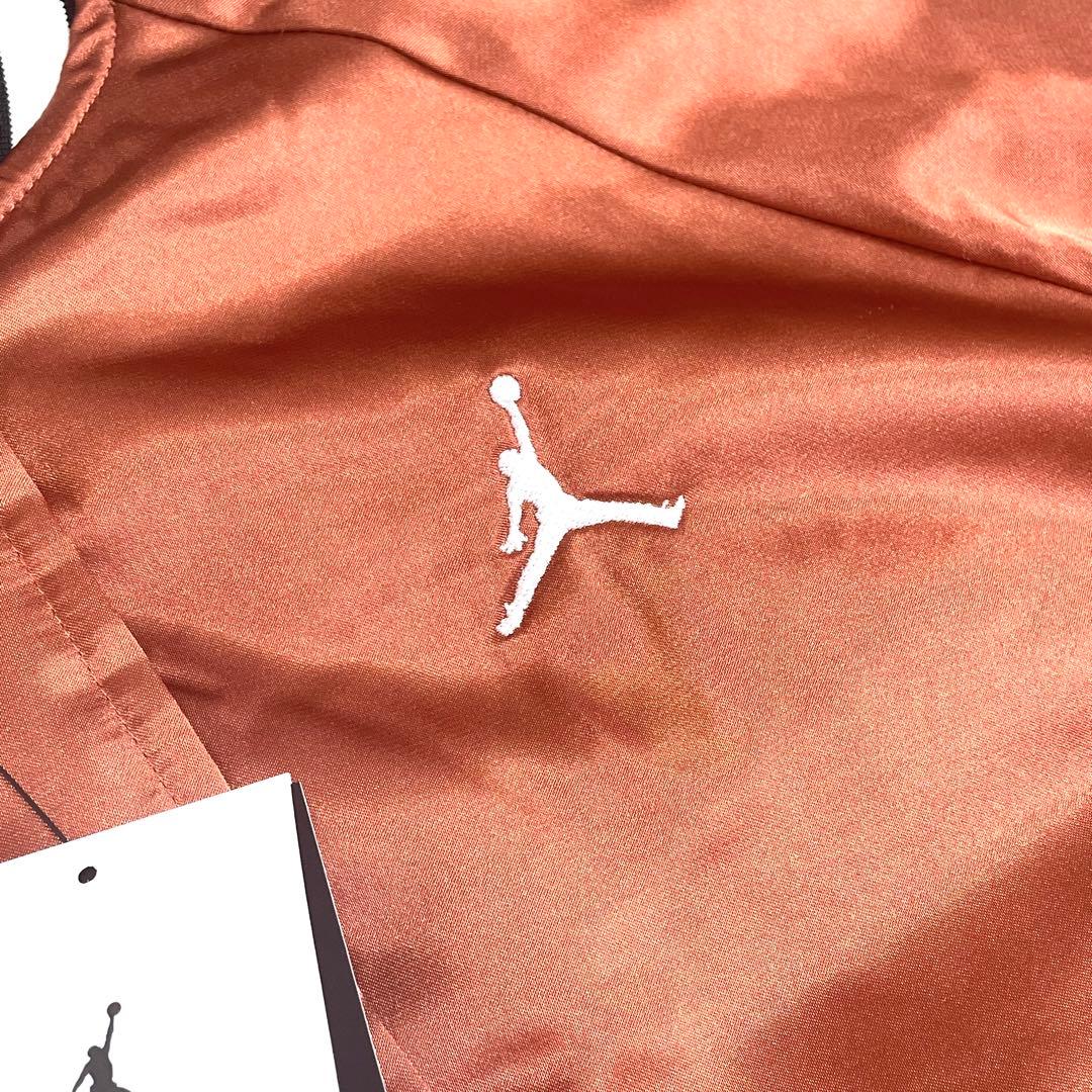 ジョーダン　スカジャン　【新品　未使用品】オレンジ　ライトブラウン　MJ刺繍