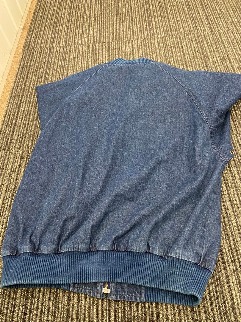 ラ*ー様 Eddie Bauer デニムMA-1 L