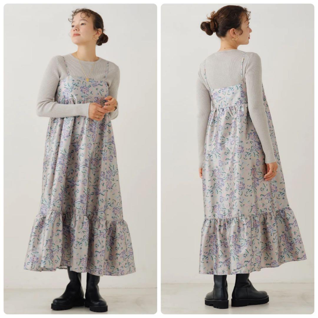 ne Quittez pas ヌキテパ フラワープリントキャミドレス2025AW