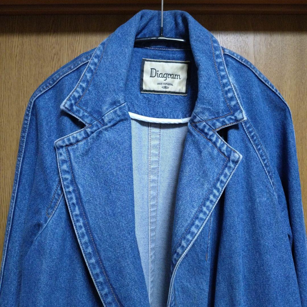 グレースコンチネンタル　Diagram　デニムコート　デニムジャケット