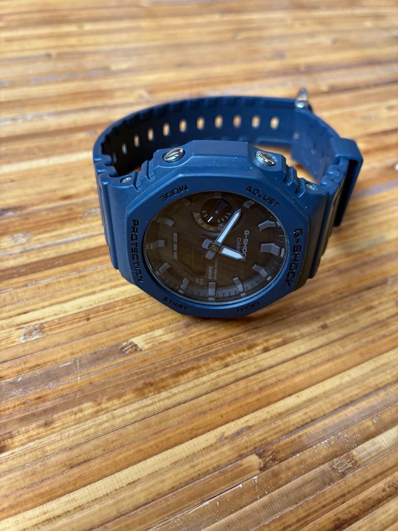 G-SHOCK カシオ ソーラーネイビーGA-B2100-2A 海外モデル