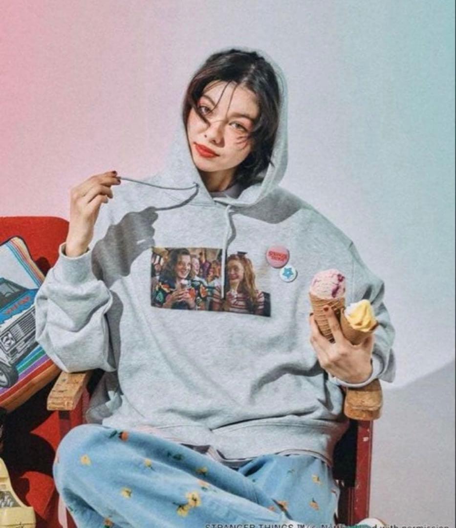 ストレンジャーシングス　nico and… パーカー　Lサイズ