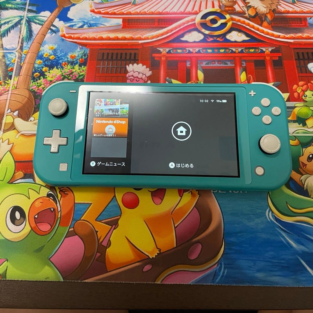 Switch ライト　ライムグリーン　ケース付き