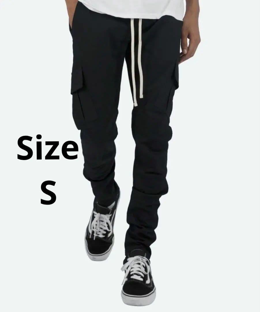 パンツ mnml ZIP CARGO DRAWCORD PANTS / BLACK11