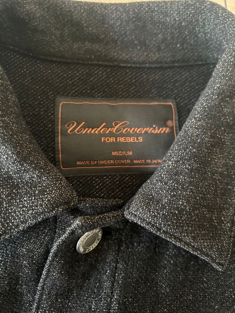 undercoverism ラメ入りウールジャケット黒アンダーカバー