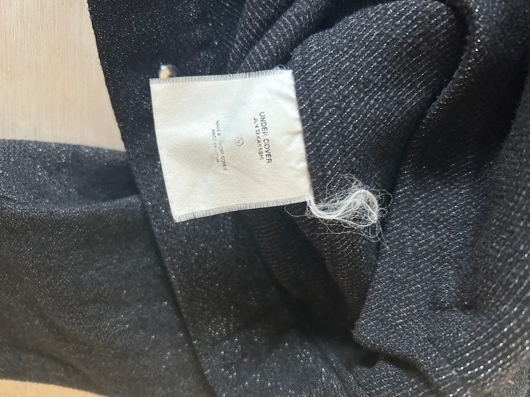 undercoverism ラメ入りウールジャケット黒アンダーカバー