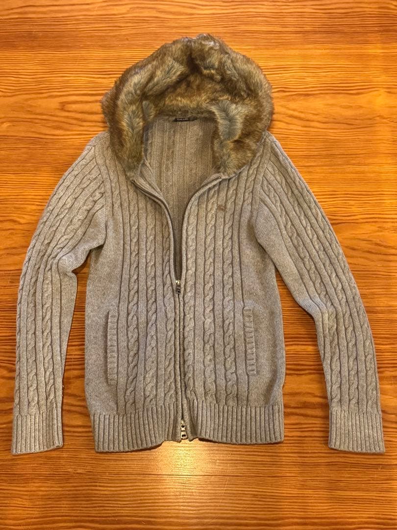 BURBERRY BLACK LABELファーニット バーバリーブラックレーベル