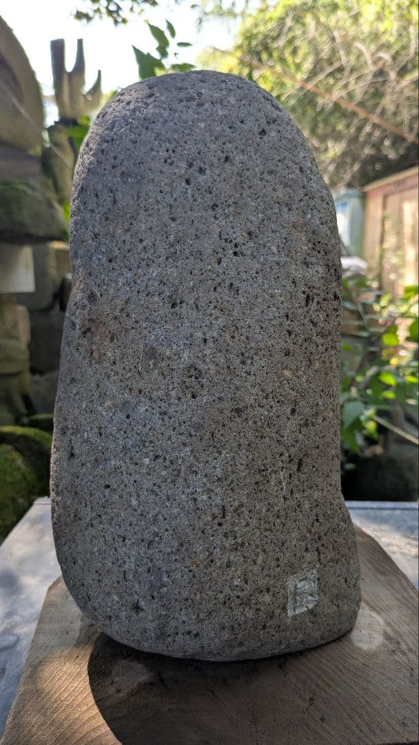 不動明王、石仏、河原の石に不動明王、新品、倉田辰彦作