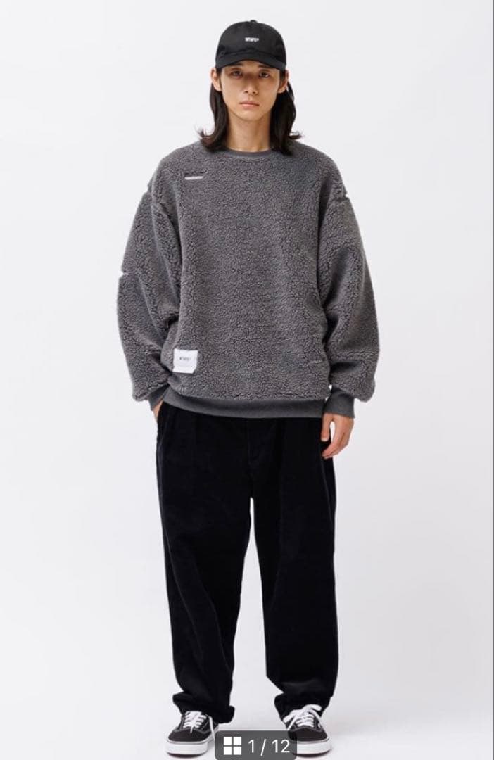 WTAPS 24FW フリース スウェット S 01