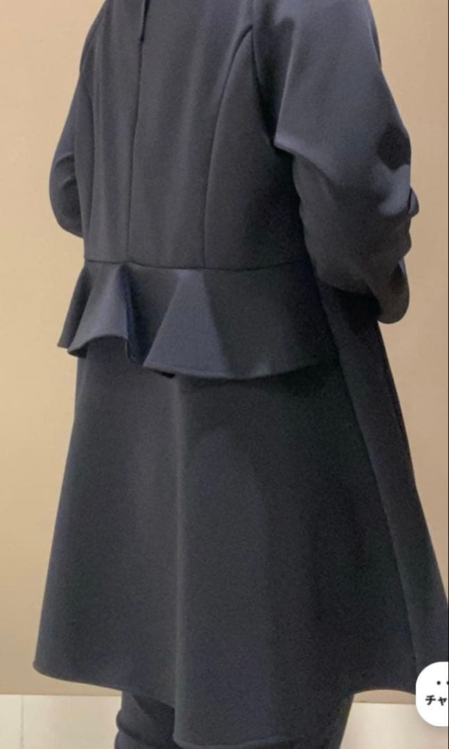 美品今季物☆tobechic大きいサイズ44☆ストレッチダンボールチュニック