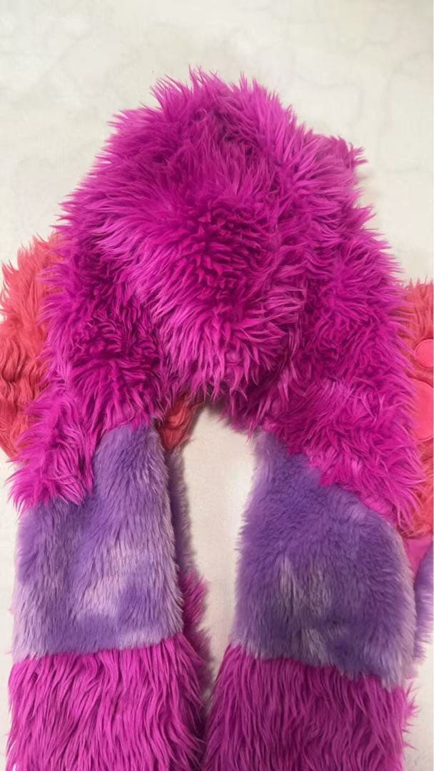 ほディズニー　チャシャ猫　ファンキャップマフラー