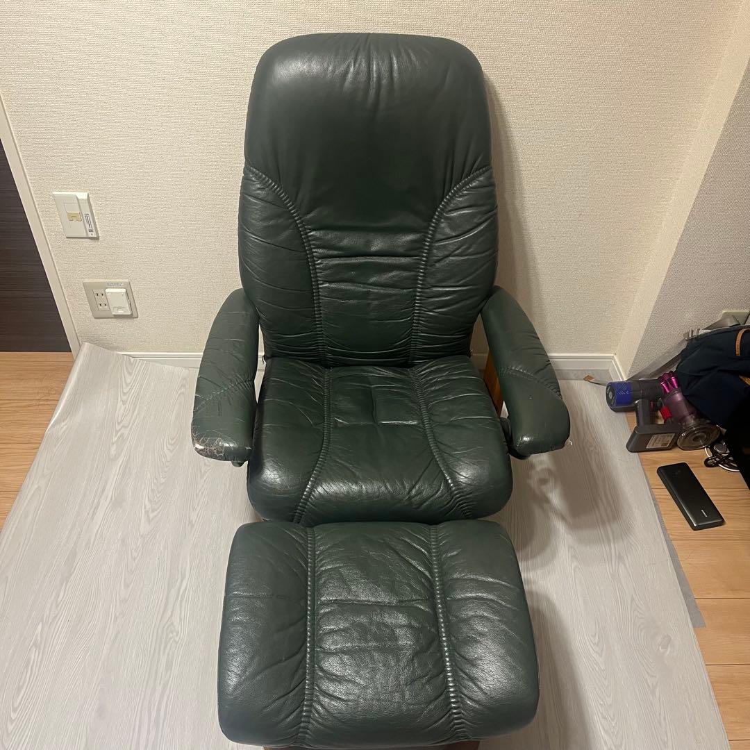 エコーネス ストレスレス リクライニングチェア & オットマン