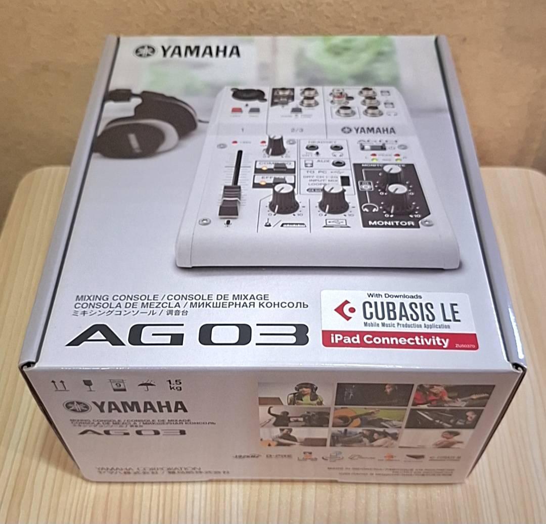 新品未使用未開封 送料込み YAMAHA AG 03 ミキシングコンソール②