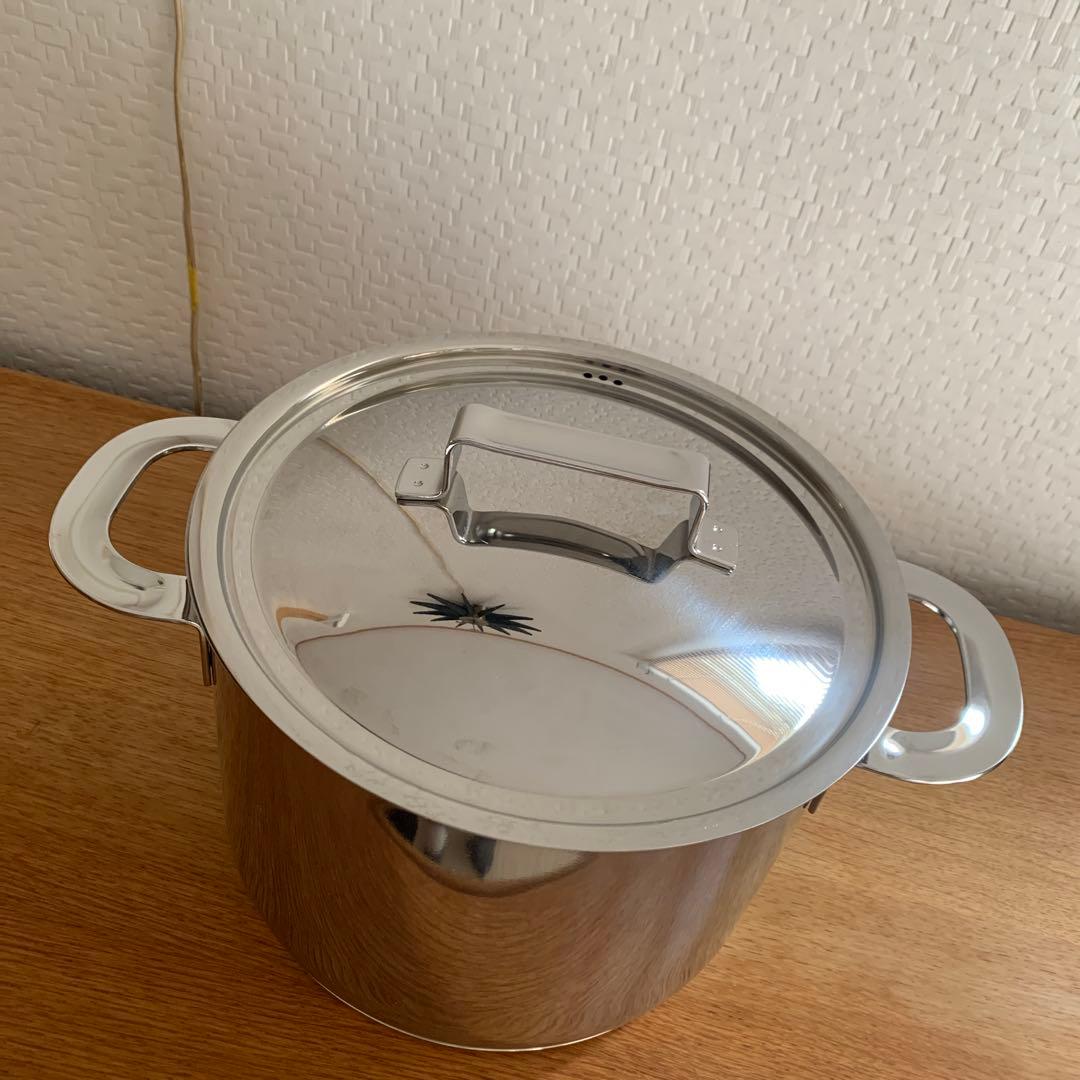 ［専用箱あり］イッタラ　オールスチール キャセロール　両手鍋 7.5L