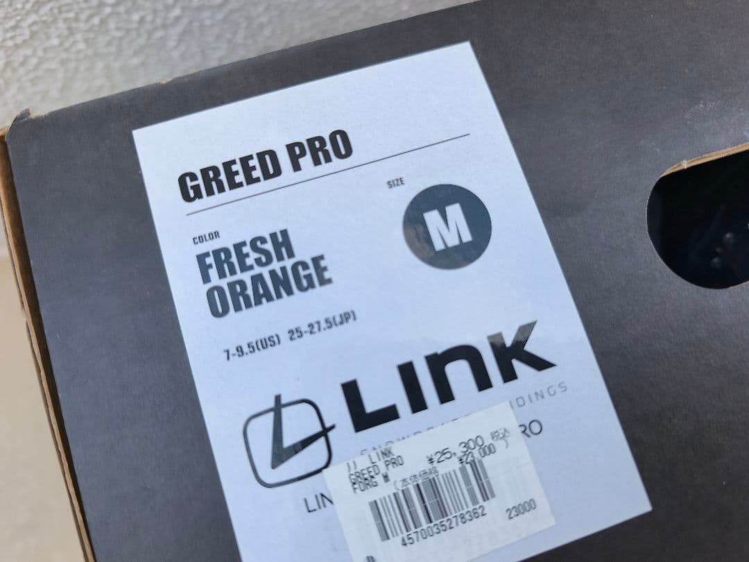 linkオレンジ スノーボード ビンディング Mサイズ