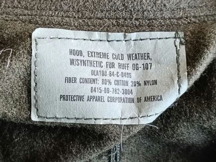 デッドストック M65フィッシュテールパーカー XL フルセット 米軍実物