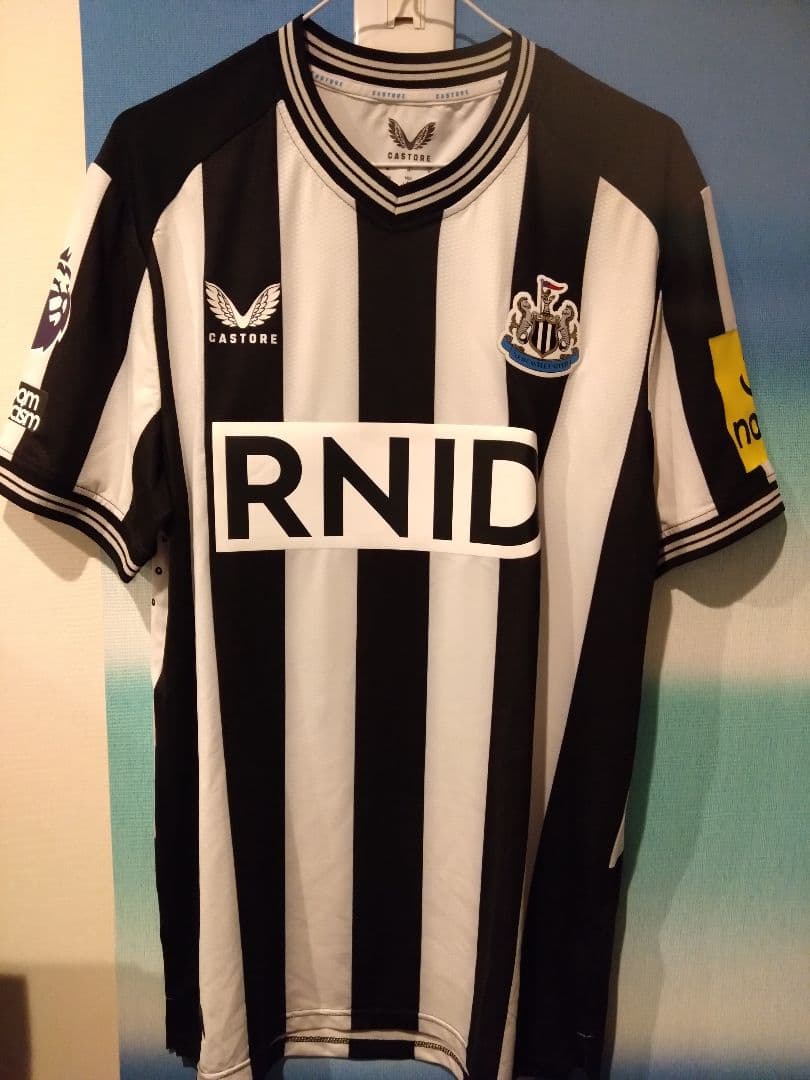 ニューキャッスル　支給品ユニフォーム　証明書