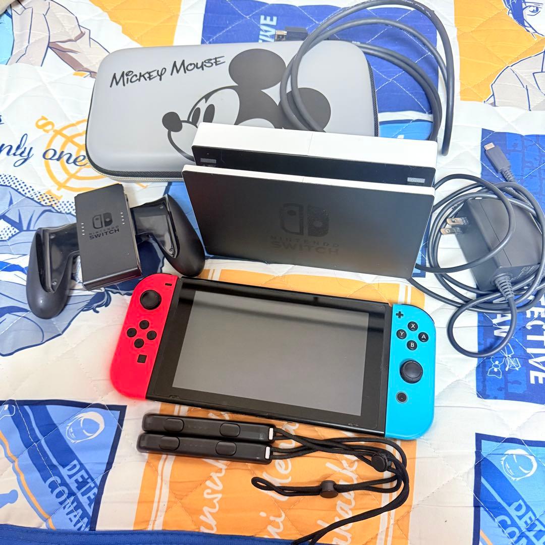 美品！Nintendo Switch 赤青 本体