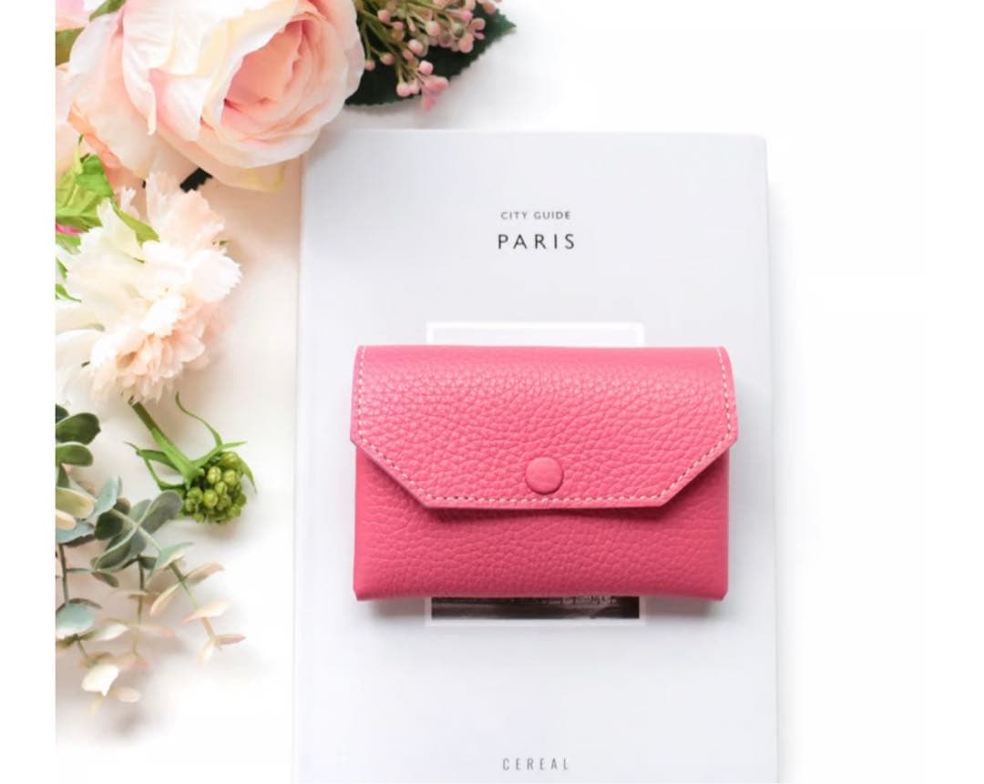 リシェス　コンパクトウォレット　さくらピンク　ピンク　新品未使用　完売色