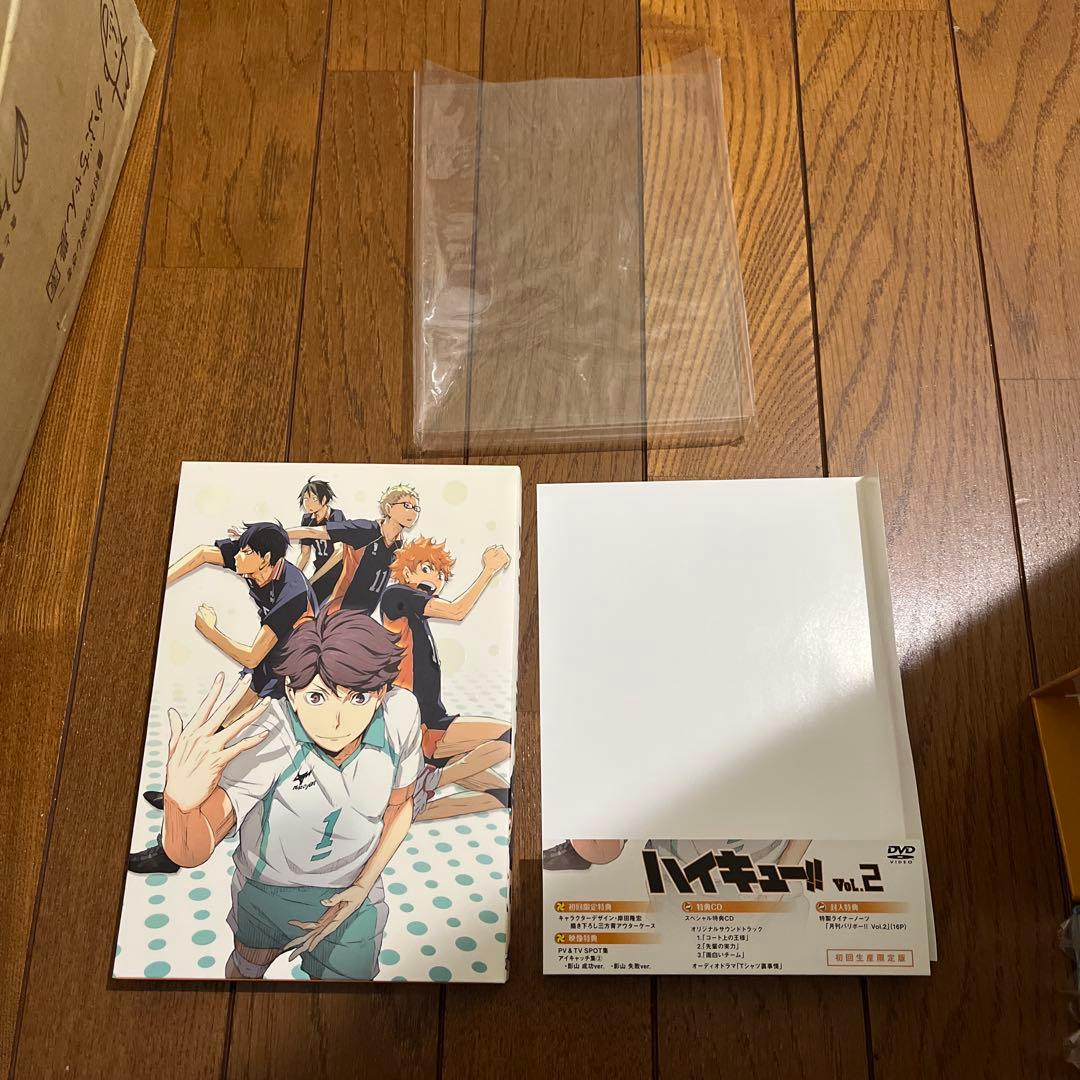 新品未開封 特典BOX ハイキュー DVD 初回生産限定版 全巻セット