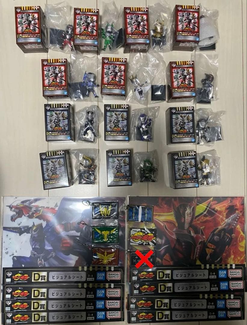 仮面ライダー龍騎　一番くじ　B賞・C賞フルコンプ