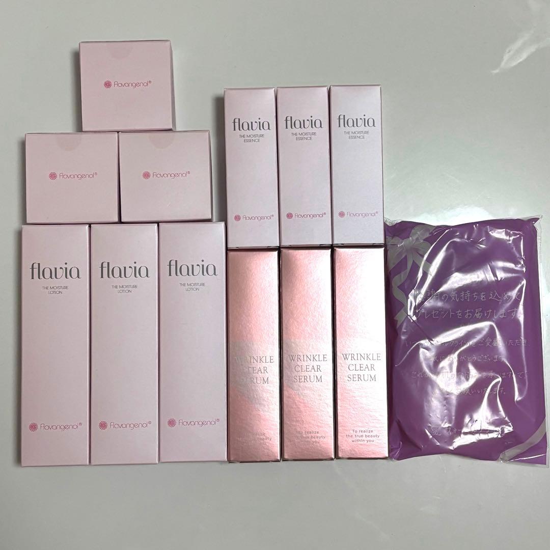 フラビア　ザ　モイスチャー＆リンクルクリアセラム　セット