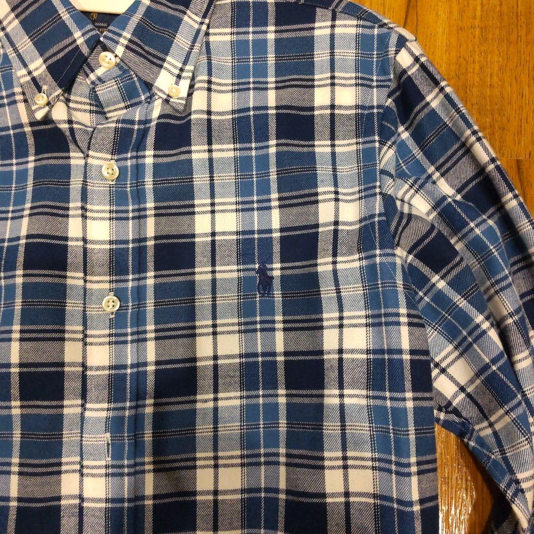 ラルフローレンメンズリネンチェックシャツ未使用