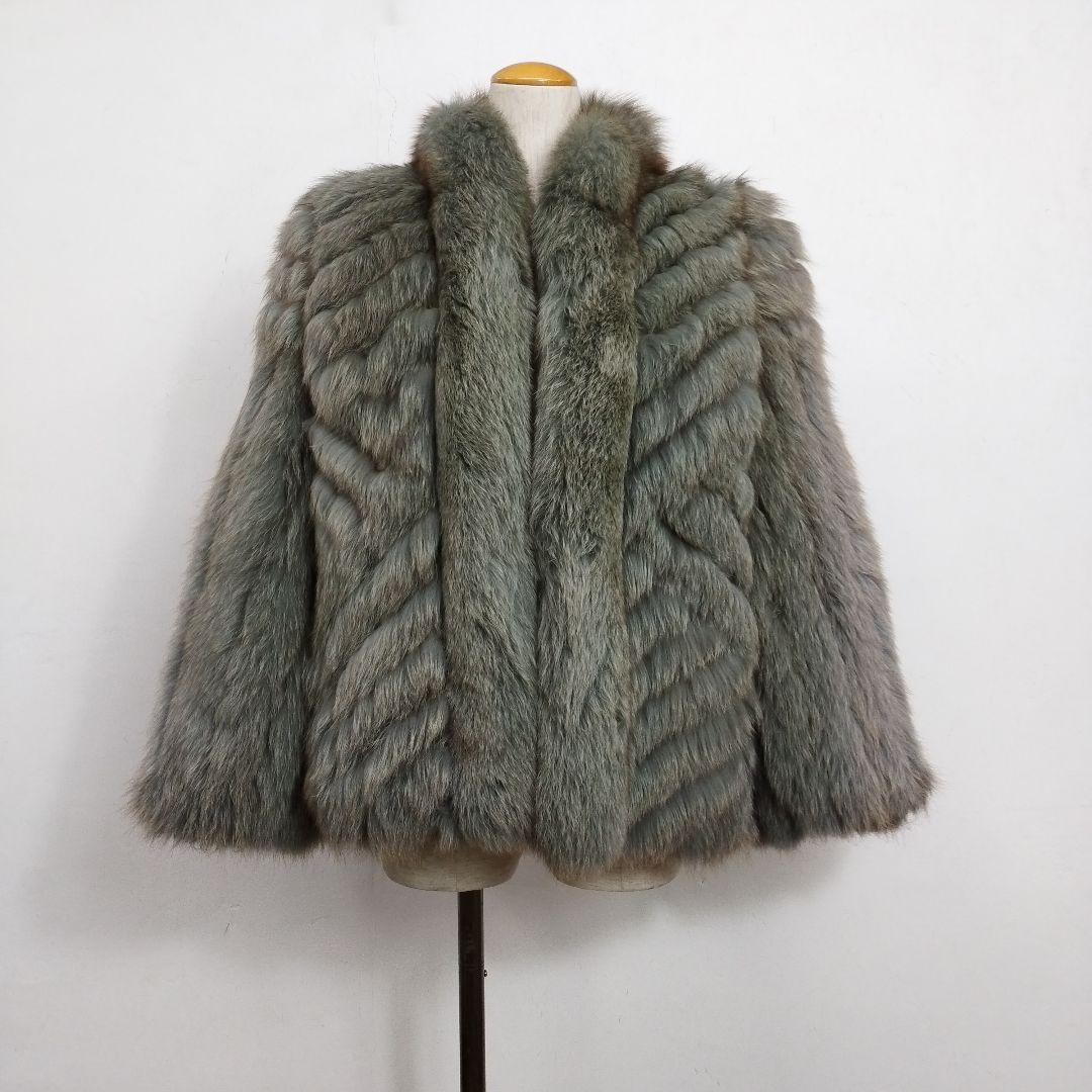 サガフォックス 銀サガ ダイドフォックス ショート丈 コート ジャケット 毛皮