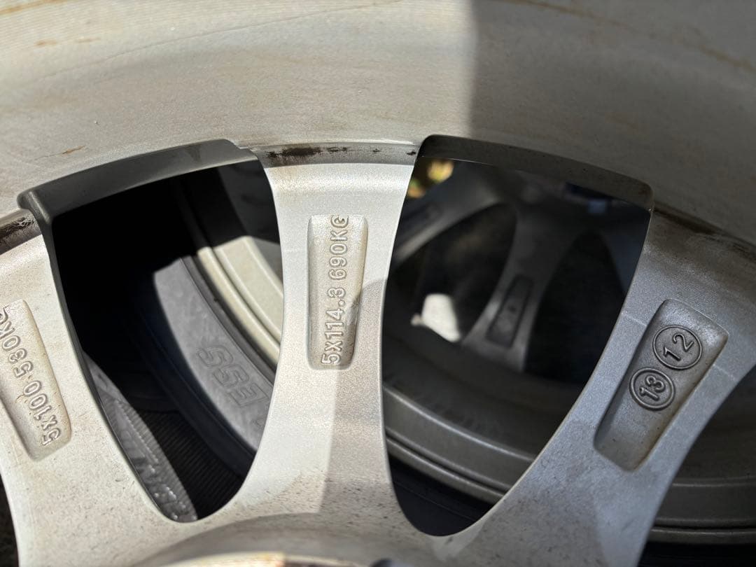 早い者勝ち‼️デリカD5 CX5などWEDS ホイールスタッドレスセット引取のみ