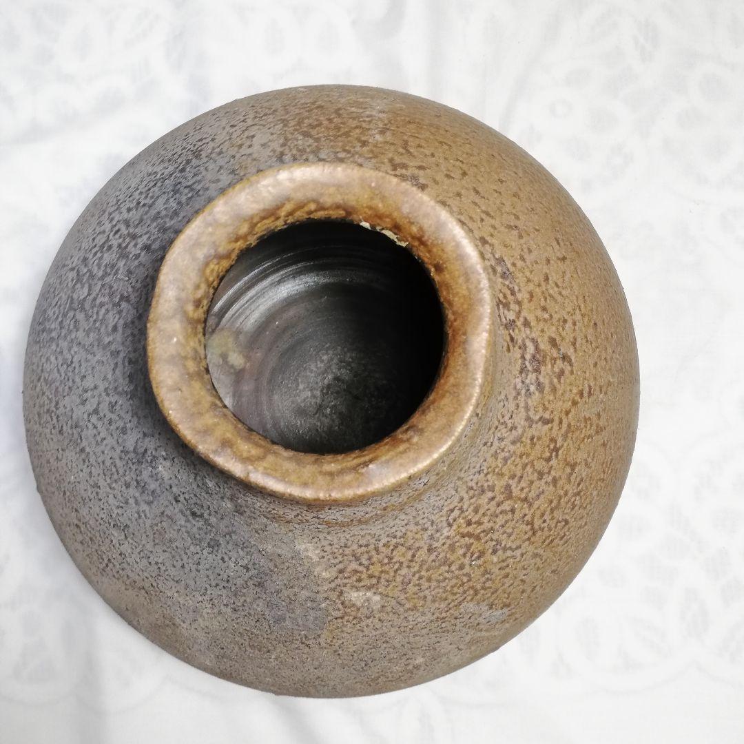 備前焼 壺 壷 花入 花器 フラワーベース 花瓶 花生 華道具 胡麻 桟切 緋襷