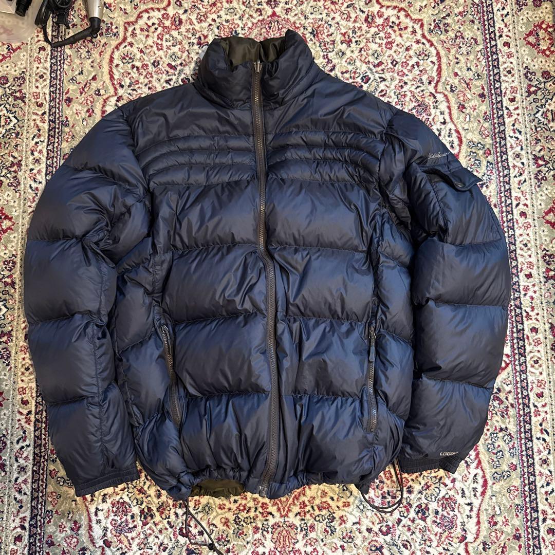 00s Eddie Bauer ダウン puffer jacket リバーシブル