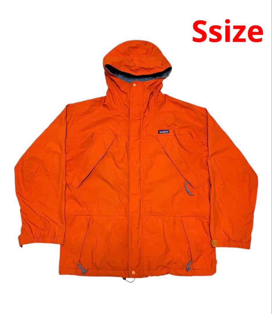 専用　98年製 パタゴニア ストームジャケット マンゴーオレンジ S シェル
