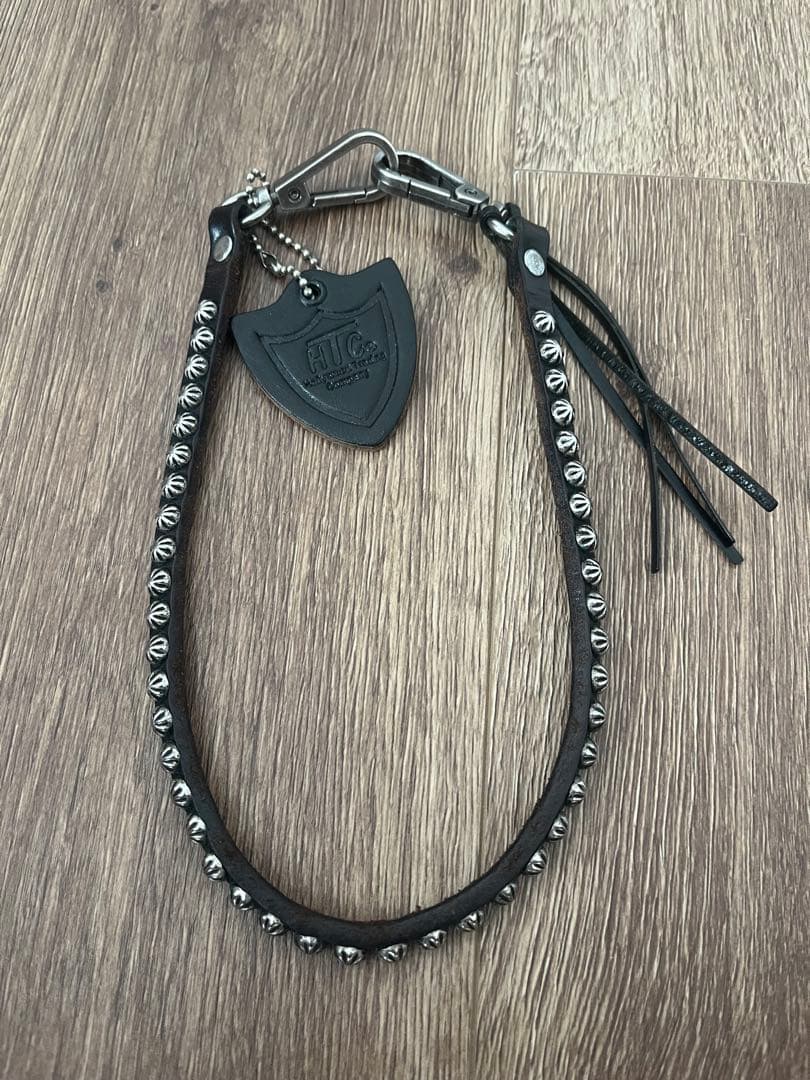 HTC スタッズ レザーウォレットチェーン