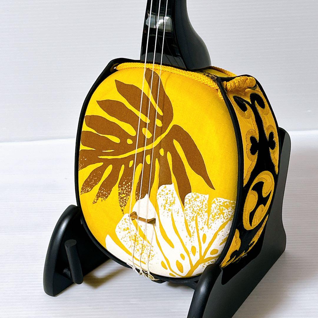 沖縄　三線　初心者向けセット　大栄工芸　ソフトケース付き　付属品多数