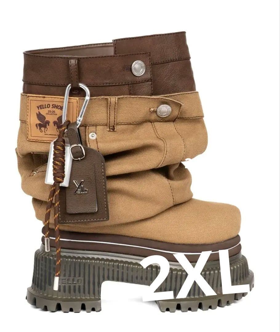 ☆YELLO☆SOIL PLATFORM SHORT BOOTS厚底ブーツ