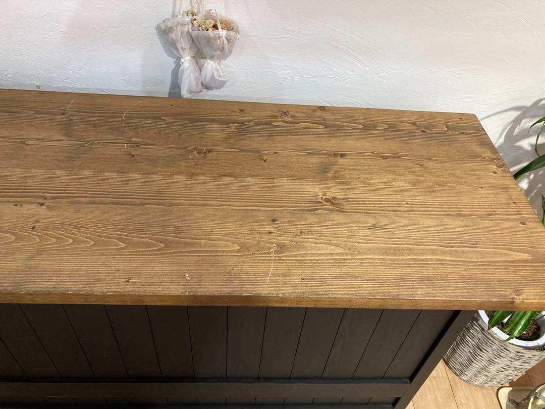 kirschです！　（引き取り限定）木製　レジカウンター　作業台　テーブル