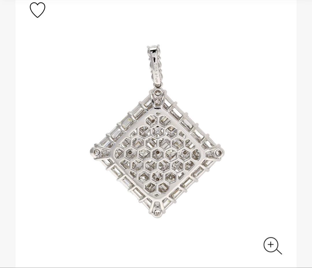 【定価76万】　プラチナ ダイヤモンドネックレス