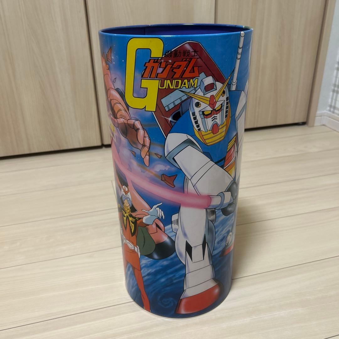 当時モノ⭐︎ガンダムのブリキゴミ箱⭐︎昭和レトロ⭐︎ビンテージ